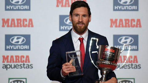Messi nhận giải Pichichi và Cầu thủ xuất sắc nhất La Liga