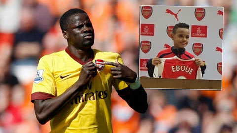 Con trai Eboue từ chối Chelsea để gia nhập Arsenal
