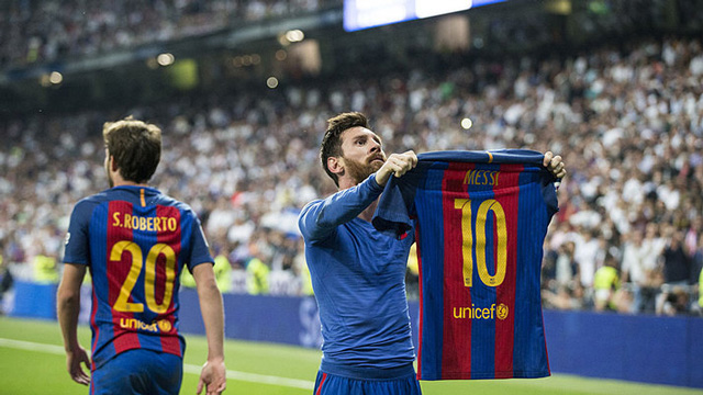 Messi rất có duyên ghi bàn trên sân Bernabeu