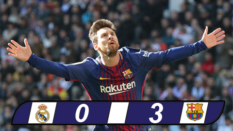 Messi và Suarez thi nhau tỏa sáng, Barca đánh sập pháo đài Bernabeu