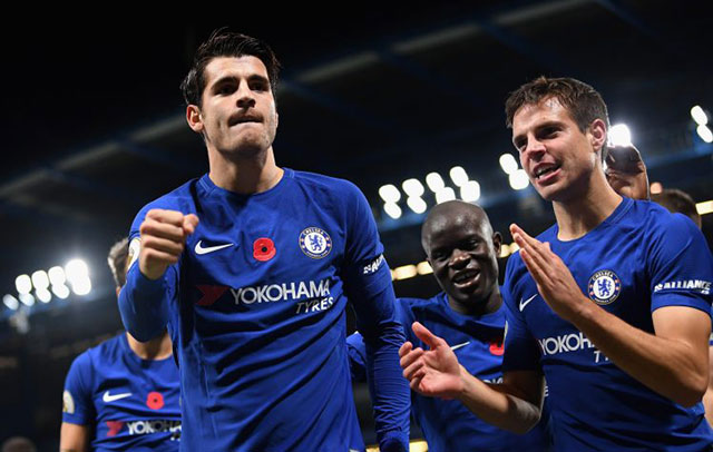 Azpilicueta là đối tác ăn ý của Morata ở mùa giải này