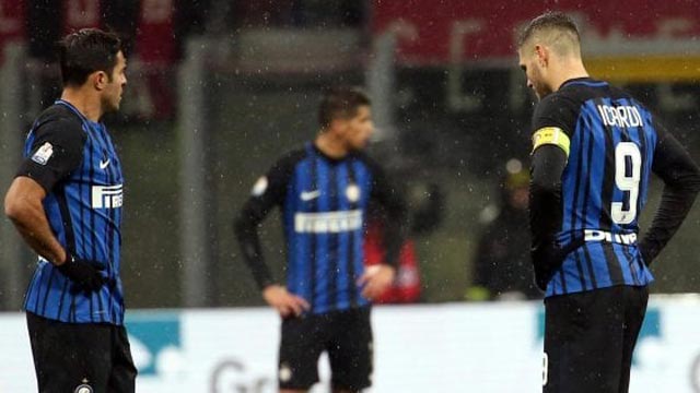 Với thất bại trước Milan, Inter đã có 5 trận liên tiếp không thắng