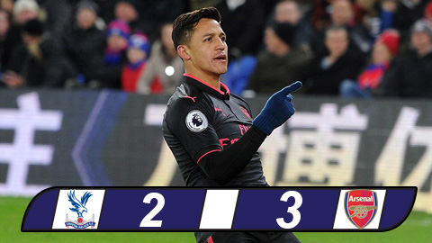 Sanchez lập cú đúp, Arsenal thắng trong ngày Wenger lập kỷ lục