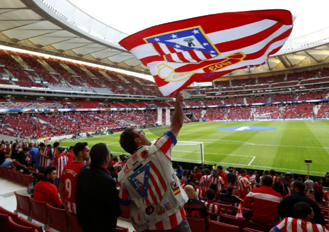 CĐV Atletico Madrid phấn khích trong ngày sân mới Wanda Metropolitano khai trương
