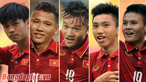 5 cầu thủ Việt Nam ấn tượng nhất năm 2017