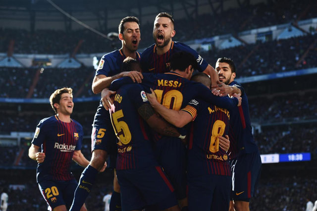 Barca trỗi dậy mạnh mẽ ở nửa cuối năm 2017