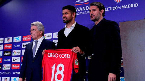 Diego Costa được phép đá cho Atletico Madrid kể từ hôm nay