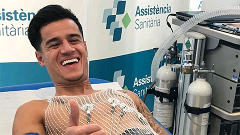 Sau cuộc kiểm tra y tế Coutinho, Barca nhận tin kém vui