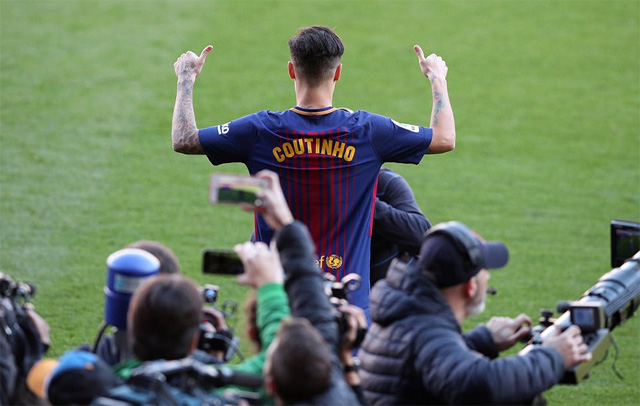 Sự xuất hiện của Coutinho được giới truyền thông quan tâm đặc biệt