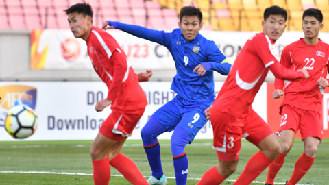 U23 Thái Lan gục ngã trước Triều Tiên tại VCK U23 châu Á