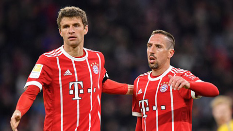 Ribery lập hat-trick ở trận giao hữu của Bayern