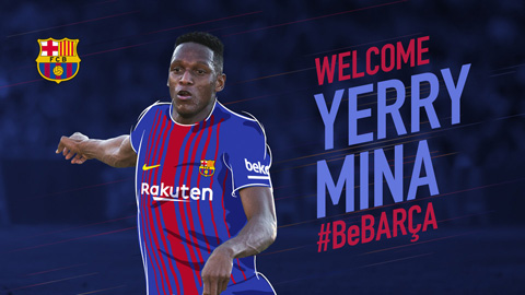 Barca xác nhận hoàn tất vụ chiêu mộ Yerry Mina