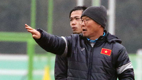 U23 Việt Nam bị thầy Park bắt lỗi trên sân tập