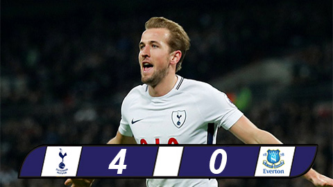 Tottenham 4-0 Everton: Spurs thắng đậm trong ngày Kane đi vào lịch sử