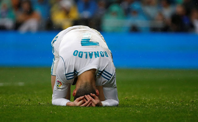 Ronaldo sa sút thảm hại ở mùa giải này