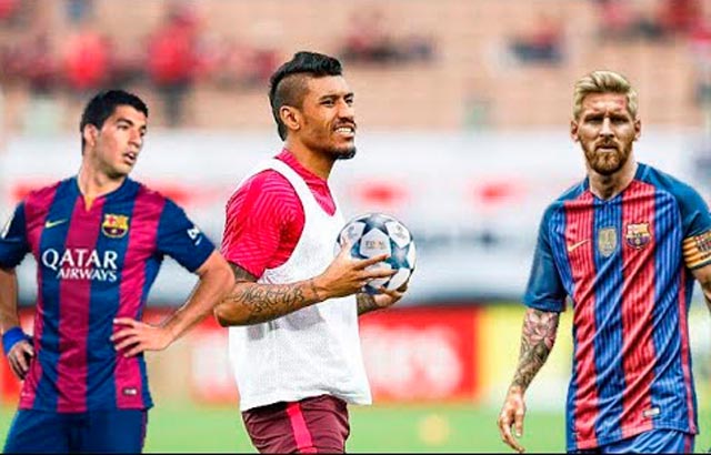 Bộ ba Messi, Suarez và Paulinho đang có sức công phá “hủy diệt”