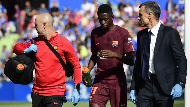 Dembele liên tục dính chấn thương từ khi đến Barca