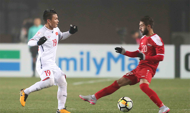 Quang Hải tự tin sẽ ghi bàn vào lưới U23 Iraq - Ảnh: Hữu Phạm
