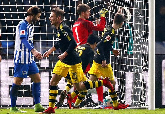 Dortmund đã trải qua trận đấu khó nhọc