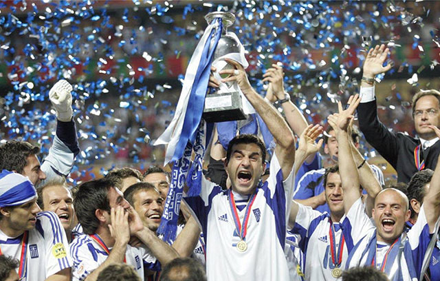 Hy Lạp từng tạo điều thần kỳ ở Euro 2004