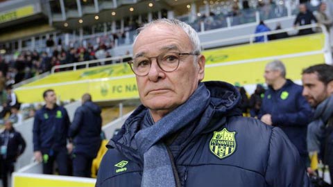 Nantes không thắng 3 vòng gần nhất: Sao thế, Ranieri?
