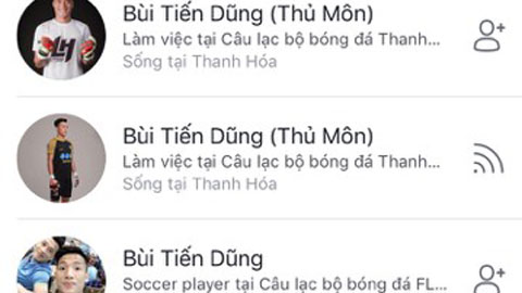 Các cầu thủ U23 Việt Nam bị mạo danh trên mạng xã hội