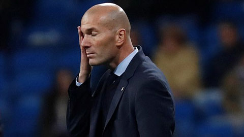 Zidane nhận trách nhiệm về thất bại của Real