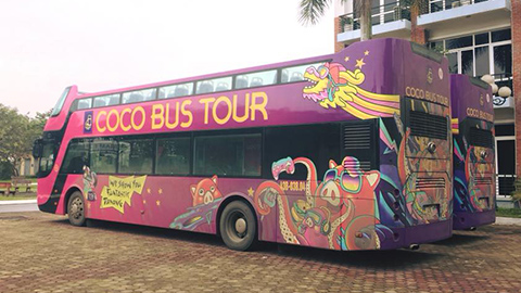 Xe buýt diễu hành 2 tầng của U23 Việt Nam đã đến Hà Nội
