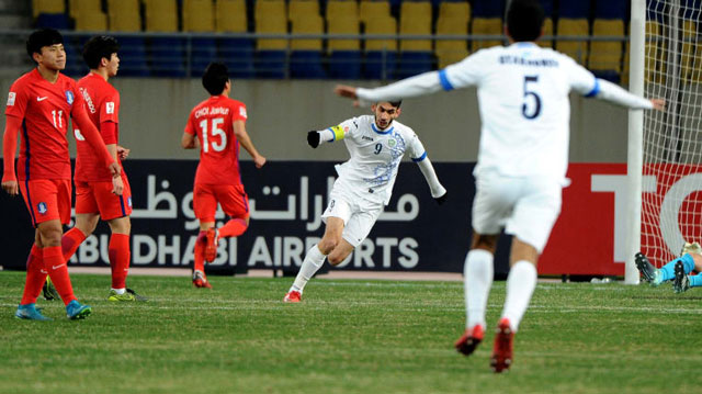 Sau đó, U23 Uzbekistan tiếp tục quật ngã U23 Hàn Quốc 4-1 ở trận bán kết