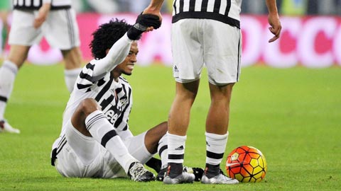 Juventus mất Cuadrado ít nhất 2 tháng