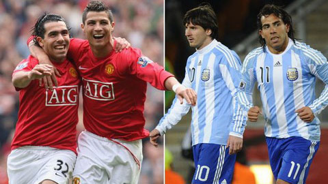 Tevez giải thích sự khác biệt giữa Messi và Ronaldo