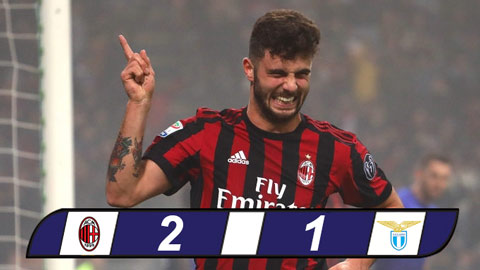 Milan 2-1 Lazio: Hạ đối phương bằng không chiến