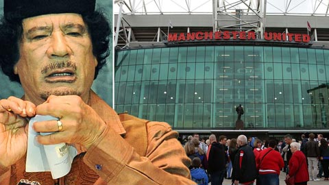 Cựu độc tài Gaddafi suýt trở thành… ông chủ M.U
