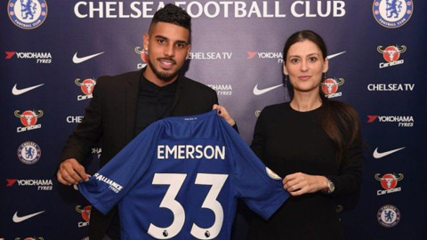 Emerson ra mắt với số áo 33 tại Chelsea