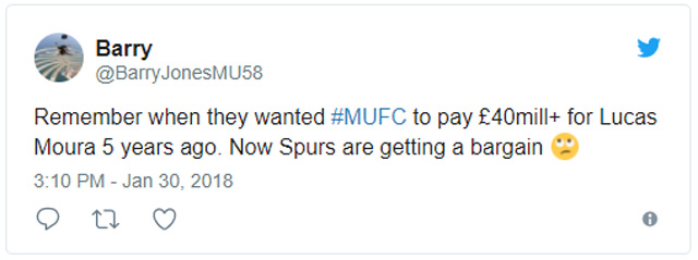 Còn nhớ 5 năm trước họ đòi M.U trả hơn 40 triệu bảng cho Lucas Moura. Giờ Tottenham đang chuẩn bị có một món hời.