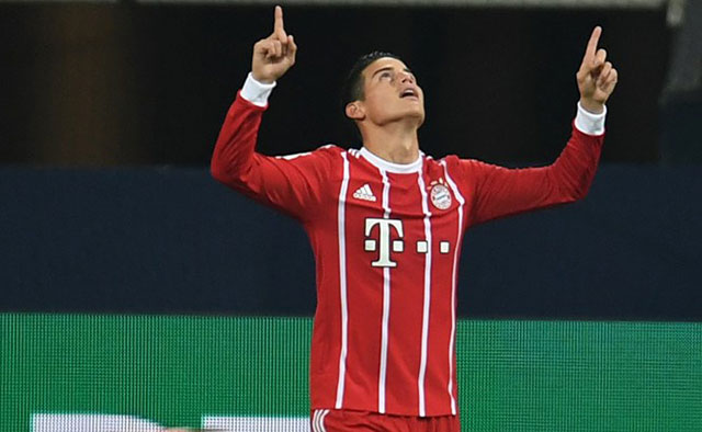 James hồi sinh mạnh mẽ trong màu áo Bayern