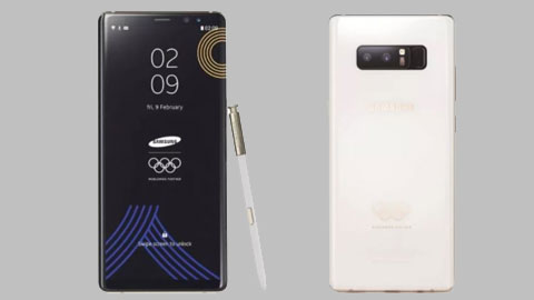 Galaxy Note 8 có thêm phiên bản Olympic mùa đông PyeongChang 2018