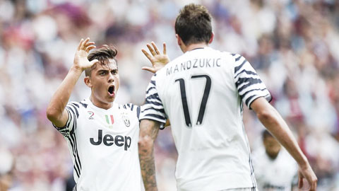 Juventus: Chờ “pháo hai nòng” Dybala - Mandzukic