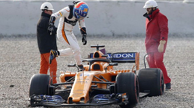 Đua xe F1: Alonso gây thất vọng, Ricciardo ghi điểm cho Red Bull - Renault