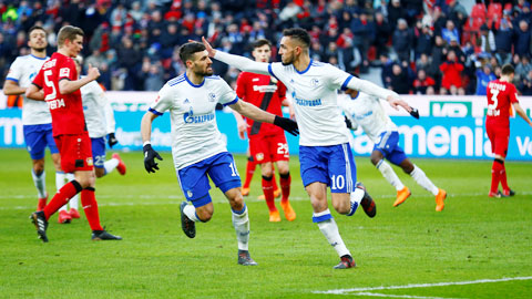 Đánh bại Leverkusen, Schalke nhảy vọt vào Top 4