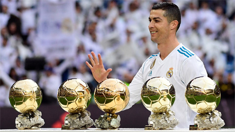 Ronaldo tham vọng giành thêm 3 Quả bóng vàng