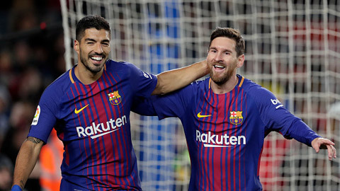 Messi và Suarez ghi bàn nhiều hơn 73 CLB