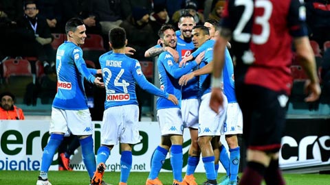 Napoli trước 2 thử thách cực đại Roma và Inter