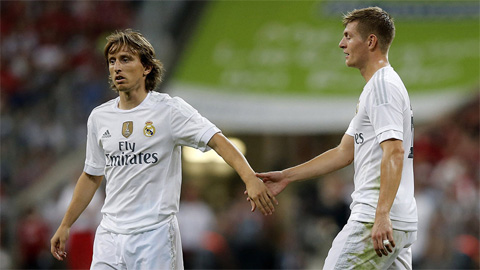 Kroos và Modric góp mặt ở trận tái đấu PSG