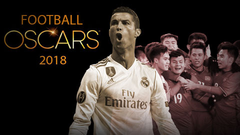 Oscar 2018 trong bóng đá: Ronaldo & U23 Việt Nam thắng lớn