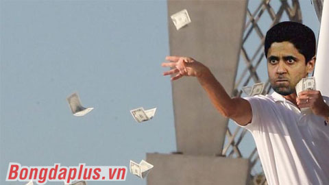 Ảnh chế: PSG ném tiền qua cửa sổ