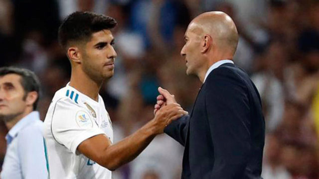 Asensio đang lấy lại được niềm tin ở ông thầy Zidane