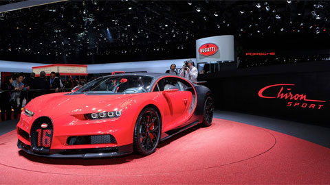 Bugatti Chiron Sport xuất hiện với giá lên tới 74,8 tỷ đồng