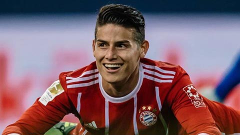James Rodriguez trở lại, Bayern như hổ mọc thêm cánh