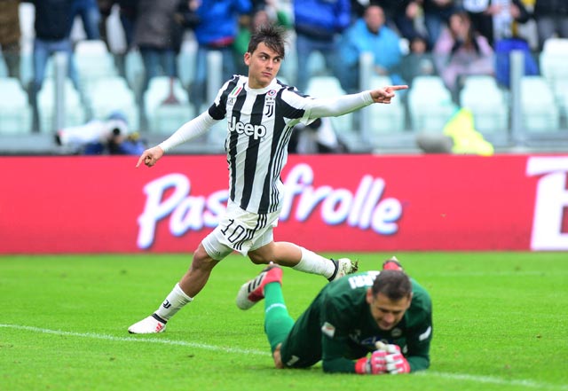 Dybala là người lập cú đúp để giúp Juventus nhẹ nhàng vượt qua Udinese